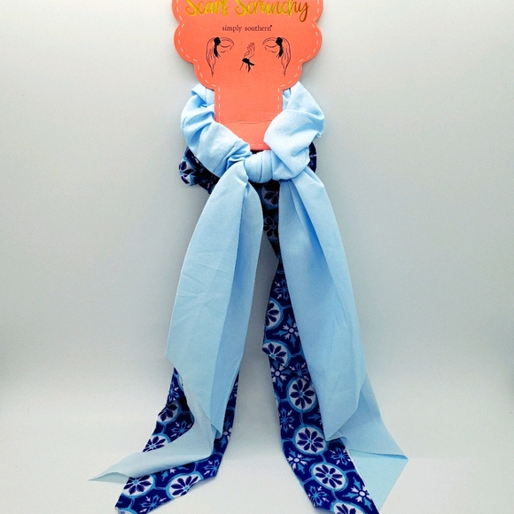 Simply Southern Scarf Scrunchies Set of 2 - Ogee - Picture 2 of 4